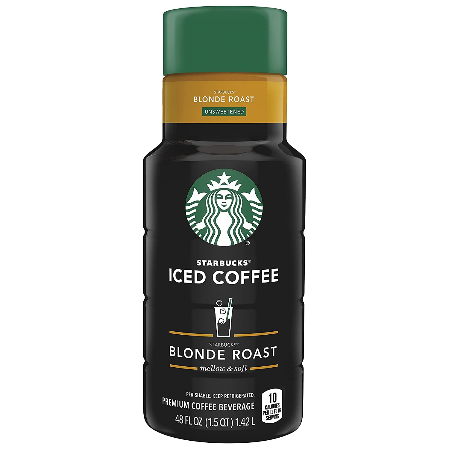 1. Starbucks Blonde Roast Iced Coffee Unsweetened 