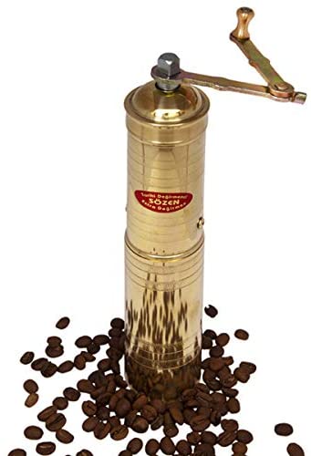 10. Manual Brass Coffee Mill Grinder Sozen 