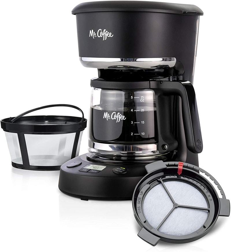 4. Mr. Coffee 5-Cup Programmable Coffee Maker B081DNWG7N  