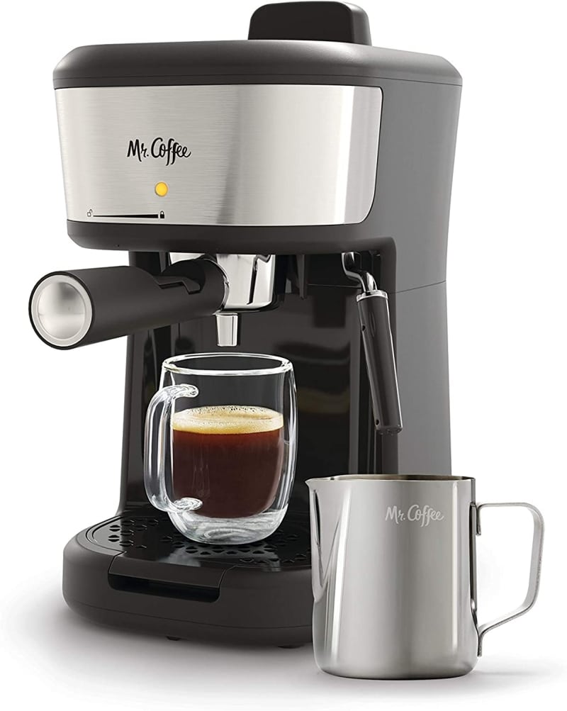 5. Mr. Coffee Steam Espresso Cappuccino and Latte Maker B08NFMKHSK 