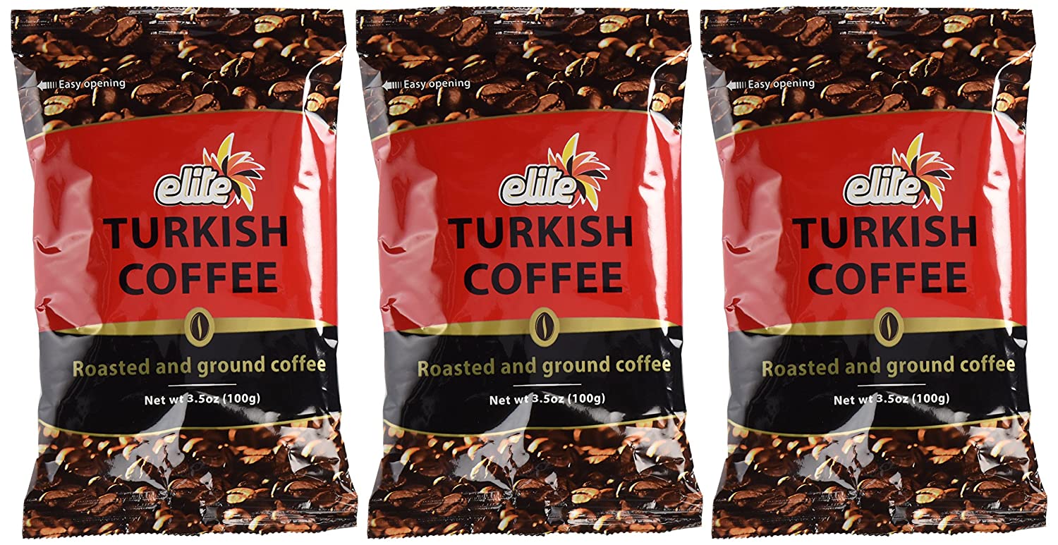7. Elite Roasted and Ground Best Turkish Coffee  