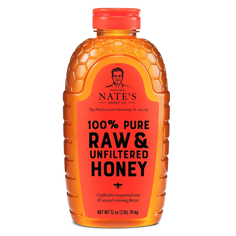1. Natural Nate's, Award-Winning Taste of 100% Pure Raw & Unfiltered Honey 